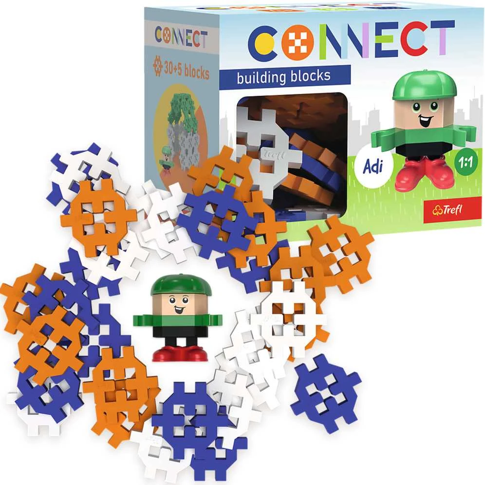 Trefl TREFL Connect Pocket 35 Adi 61981 kaladėlės