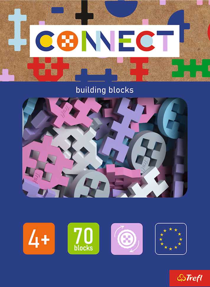 TREFL klocki Connect Basic 70 61982