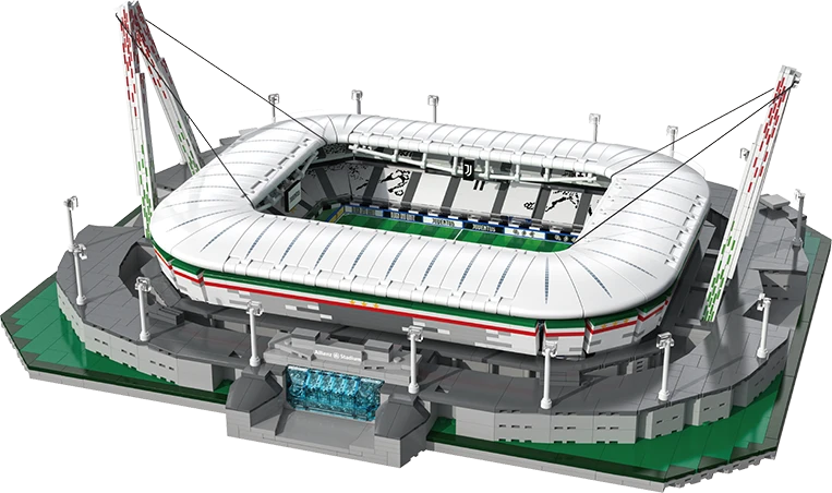 CaDA Allianz Stadium statybiniai blokai 3638 vienetai C66021W