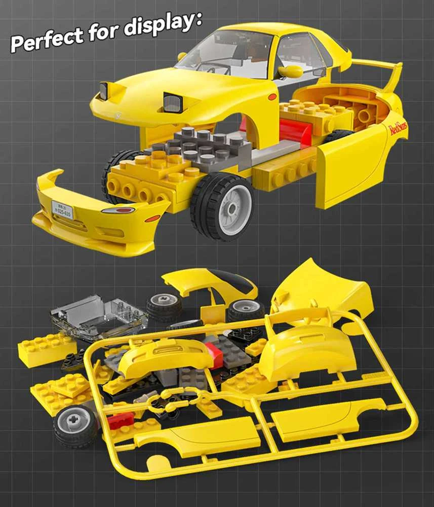 CADA BLOKŲ RINKINYS MAZDA RX-7 PRADINIS D MASTAS 1:35
