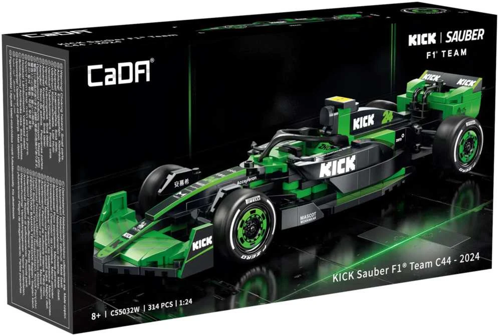 *****Cada lenktyninių automobilių blokai.F1 KickSauber C55032W