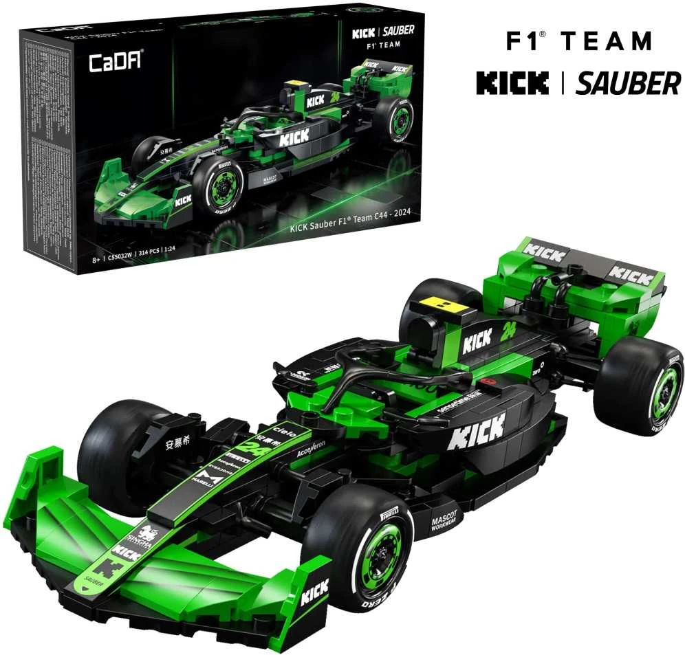 *****Cada lenktyninių automobilių blokai.F1 KickSauber C55032W