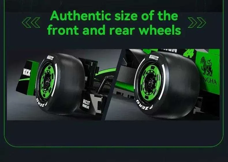*****Cada lenktyninių automobilių blokai.F1 KickSauber C55032W