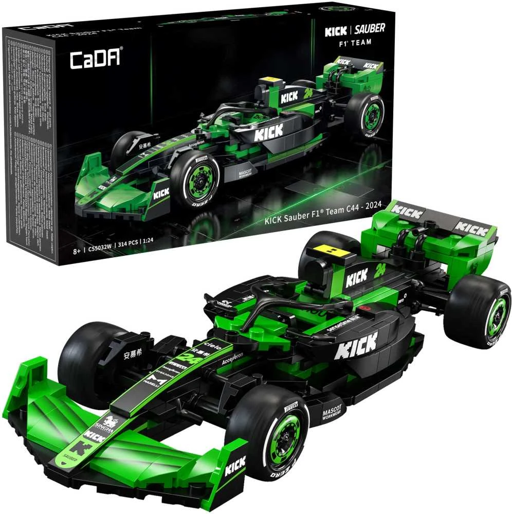 *****Cada lenktyninių automobilių blokai.F1 KickSauber C55032W