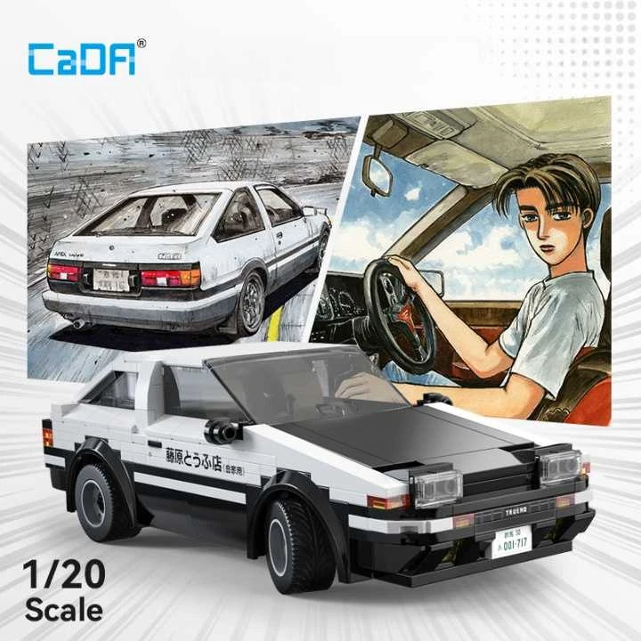 *****Cada kaladėlės ToyotaAE86Initial RC C51086 29714