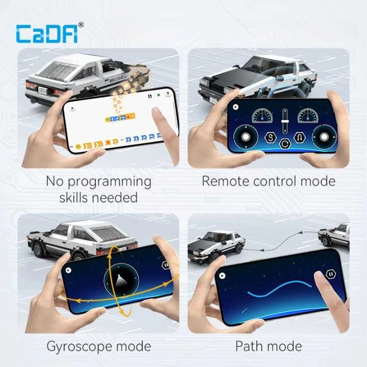 *****Cada kaladėlės ToyotaAE86Initial RC C51086 29714