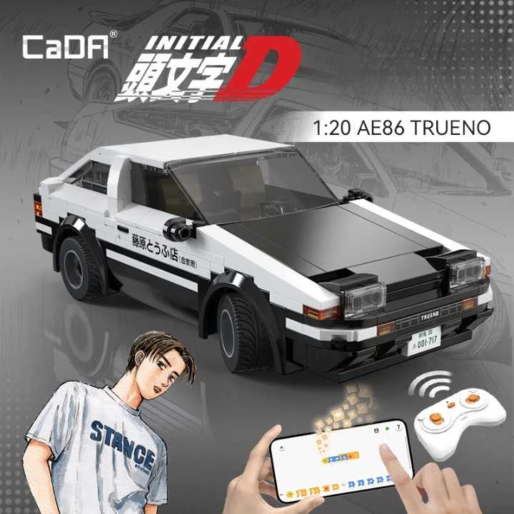 *****Cada kaladėlės ToyotaAE86Initial RC C51086 29714