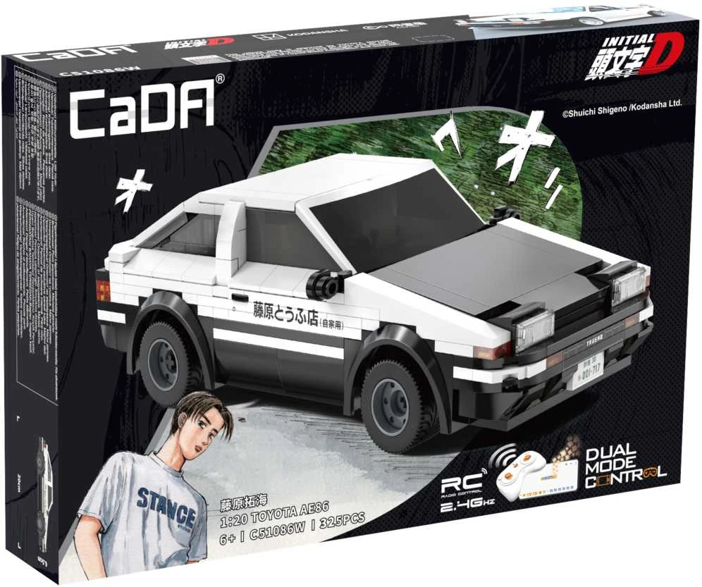 *****Cada kaladėlės ToyotaAE86Initial RC C51086 29714