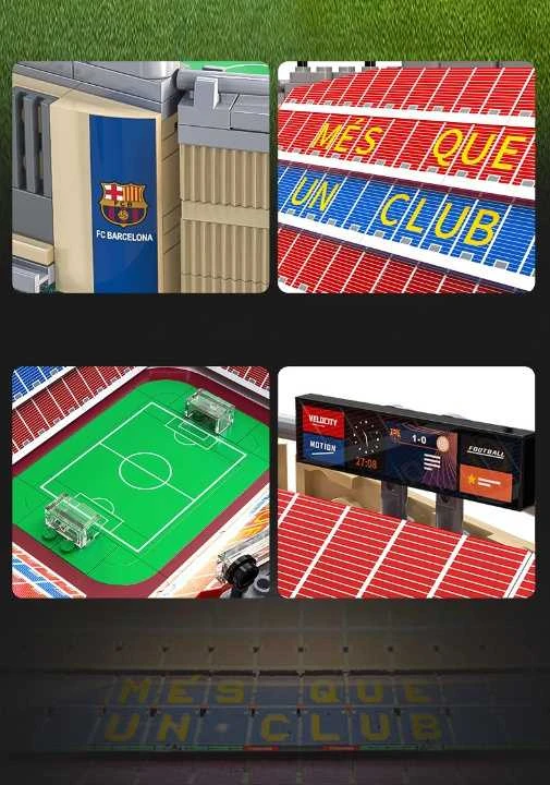 CADA Construction Bricks Camp Nou futbolo stadionas 728 el C66023W