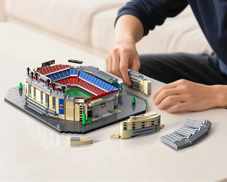 CADA Construction Bricks Camp Nou futbolo stadionas 728 el C66023W