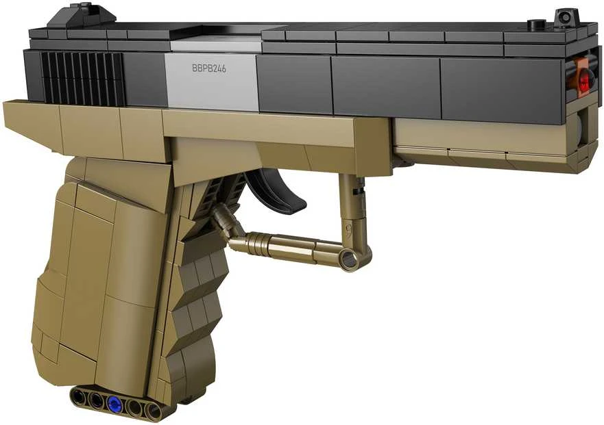 CADA Blocks PISTOL 17 PISTOL 5 SHELLS 338 ELEMENTS REPLIKA