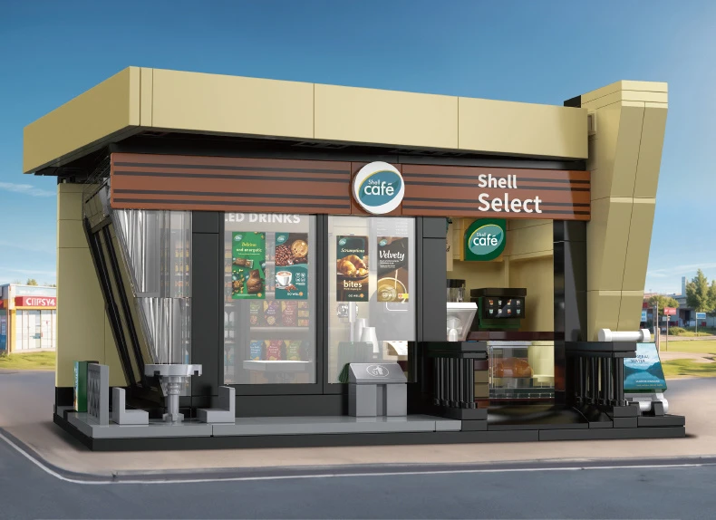 „Cada“ statybinių blokų „Shell“ kavinės pastatas, 351 diena, C66033W