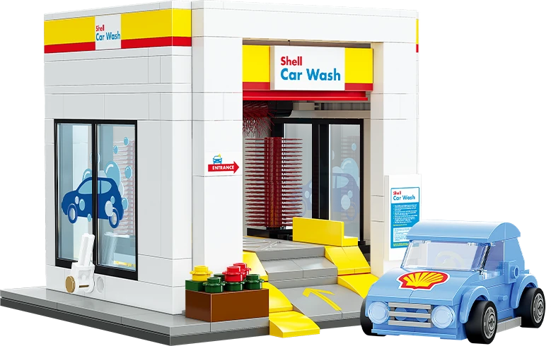 *****Cada pagalvėlės Shell automobilių plovimo stotis C66030W 30260