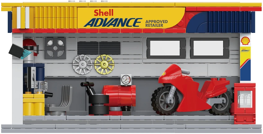 „Cada Building Blocks Shell“ degalinės pastatas, 330 dienų, C66034W