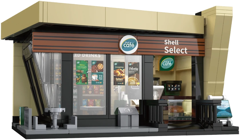 „Cada“ statybinių blokų „Shell“ kavinės pastatas, 351 diena, C66033W