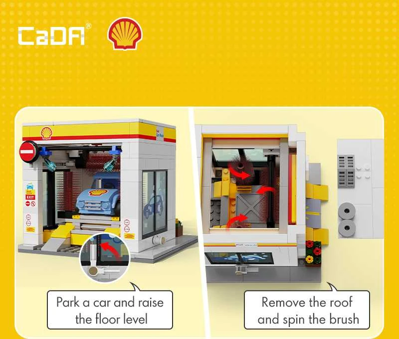 *****Cada pagalvėlės Shell automobilių plovimo stotis C66030W 30260