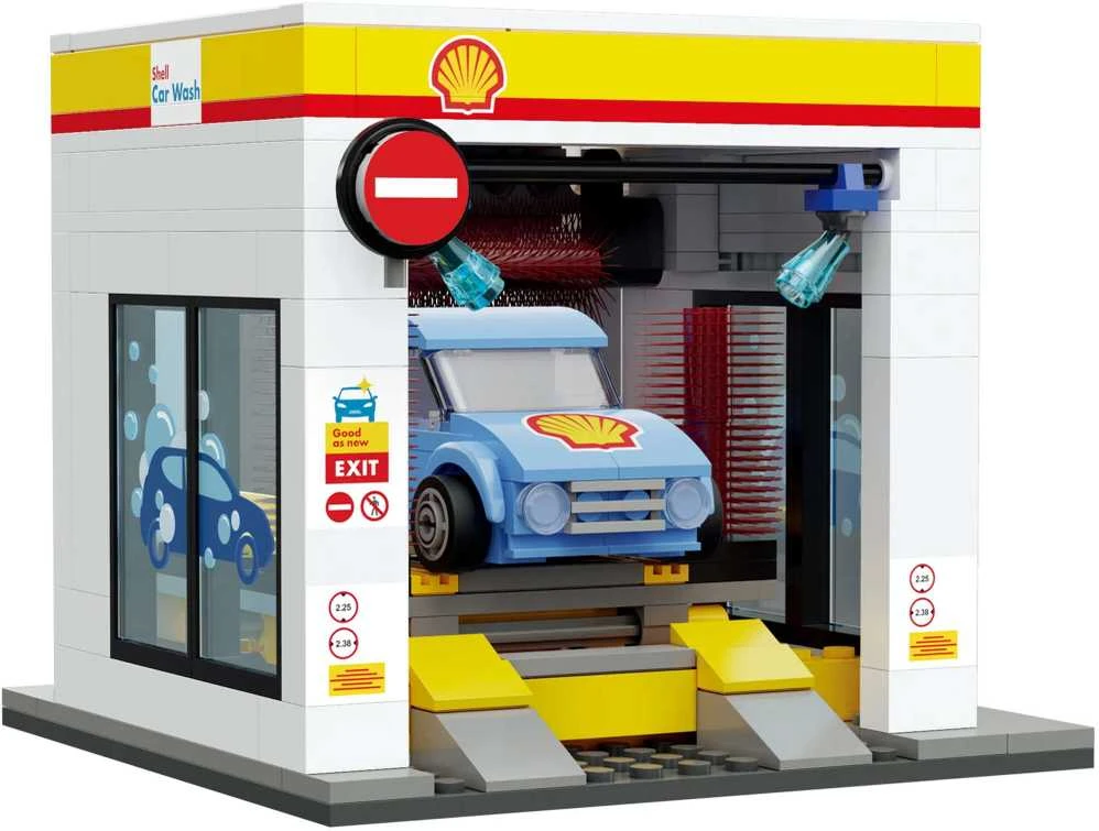*****Cada pagalvėlės Shell automobilių plovimo stotis C66030W 30260