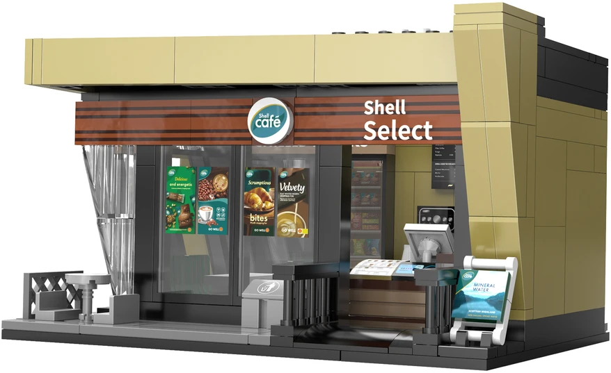 „Cada“ statybinių blokų „Shell“ kavinės pastatas, 351 diena, C66033W