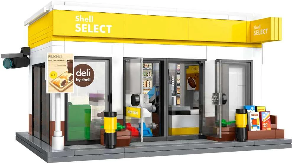 CaDA statybiniai blokeliai, „Shell Shop“ pastatas, 303 dalys