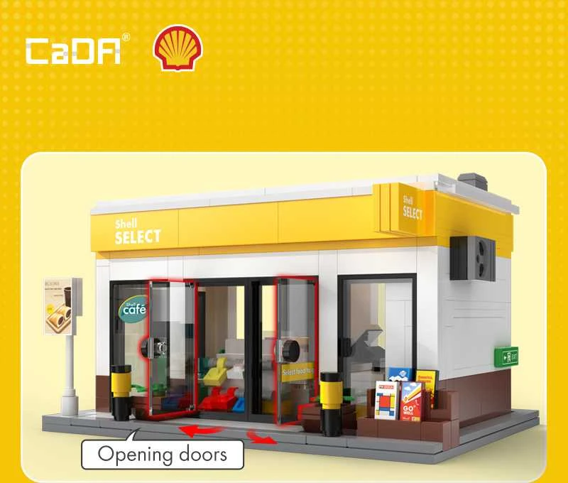 CaDA statybiniai blokeliai, „Shell Shop“ pastatas, 303 dalys