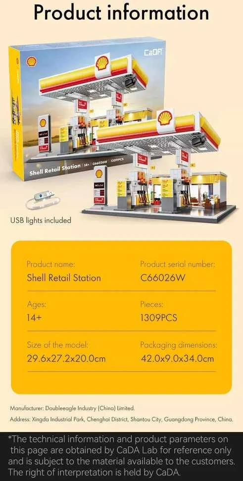 CaDA statybiniai blokai „Shell“ degalinės pastatas, 1309 dienos, C66026W