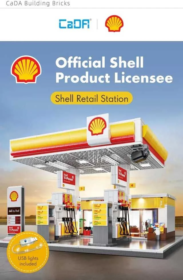 CaDA statybiniai blokai „Shell“ degalinės pastatas, 1309 dienos, C66026W