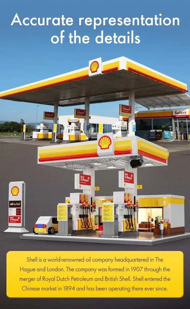 CaDA statybiniai blokai „Shell“ degalinės pastatas, 1309 dienos, C66026W