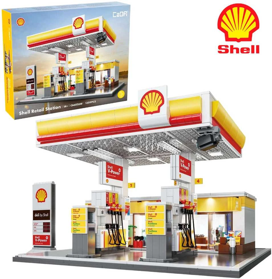 CaDA statybiniai blokai „Shell“ degalinės pastatas, 1309 dienos, C66026W