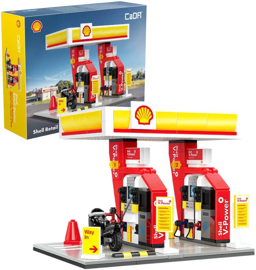 CaDA statybiniai blokai „Shell“ degalinės pastatas, 1309 dienos, C66026W