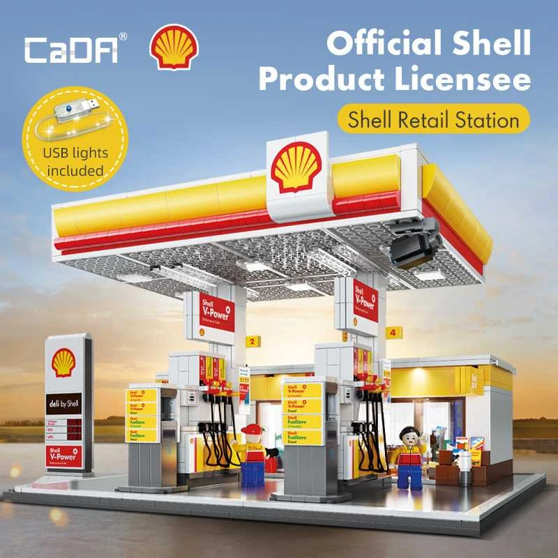 CaDA statybiniai blokai „Shell“ degalinės pastatas, 1309 dienos, C66026W