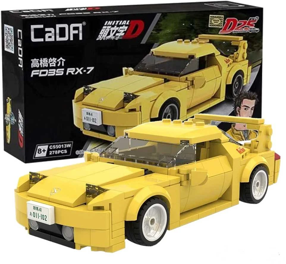 *****Cada lenktyninis automobilis RX-7 C55013W 25785 blokai