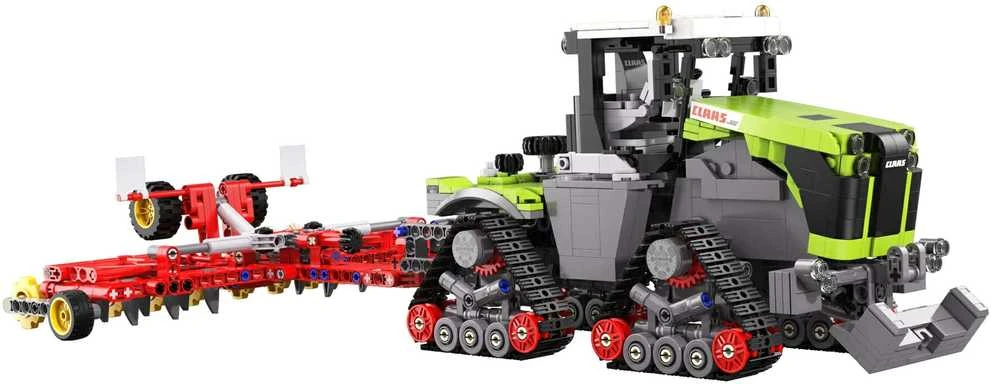 CaDA statybiniai blokai Didelis žemės ūkio traktorius CLAAS XERION 5000 TRAC TS Važiuoklė 1336 dalys