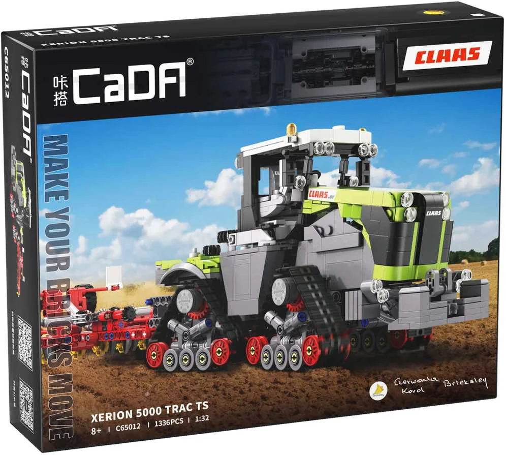 CaDA statybiniai blokai Didelis žemės ūkio traktorius CLAAS XERION 5000 TRAC TS Važiuoklė 1336 dalys