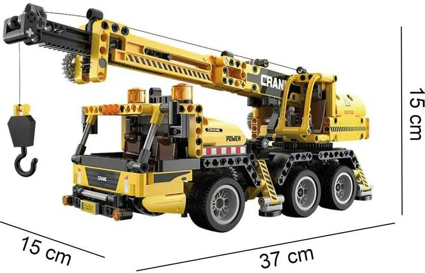 CaDA Construction Blocks Crane 37 cm Large Construction Vehicle 658 dalys