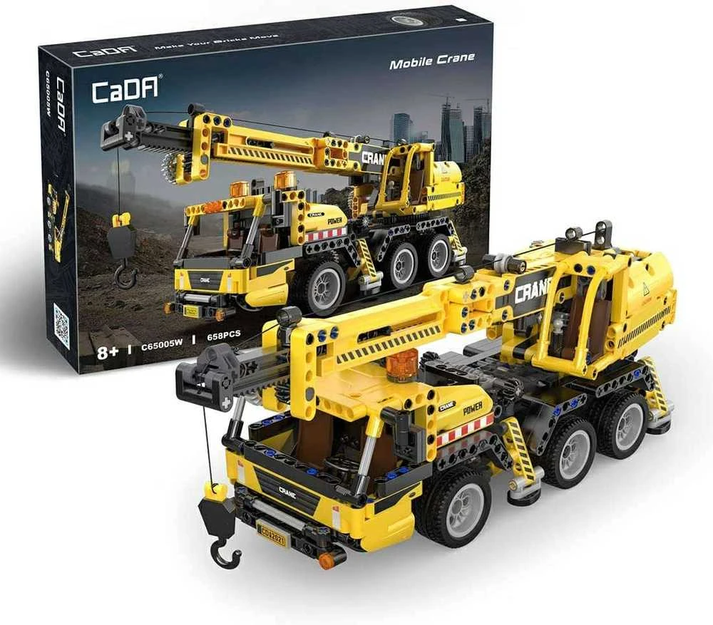 CaDA Construction Blocks Crane 37 cm Large Construction Vehicle 658 dalys