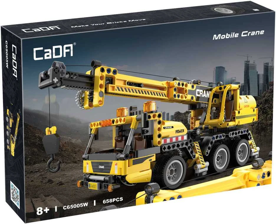 CaDA Construction Blocks Crane 37 cm Large Construction Vehicle 658 dalys