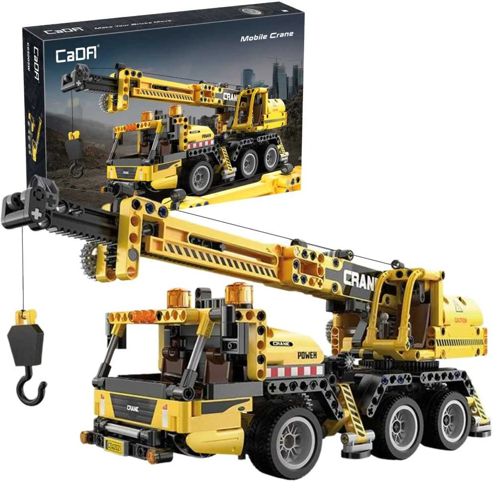 CaDA Construction Blocks Crane 37 cm Large Construction Vehicle 658 dalys