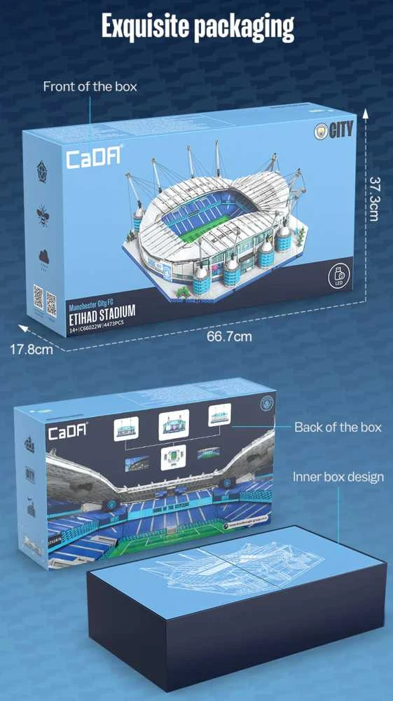 „CaDA Etihad“ stadiono „Manchester City“ statybiniai blokai, 4473 vienetai C66022W