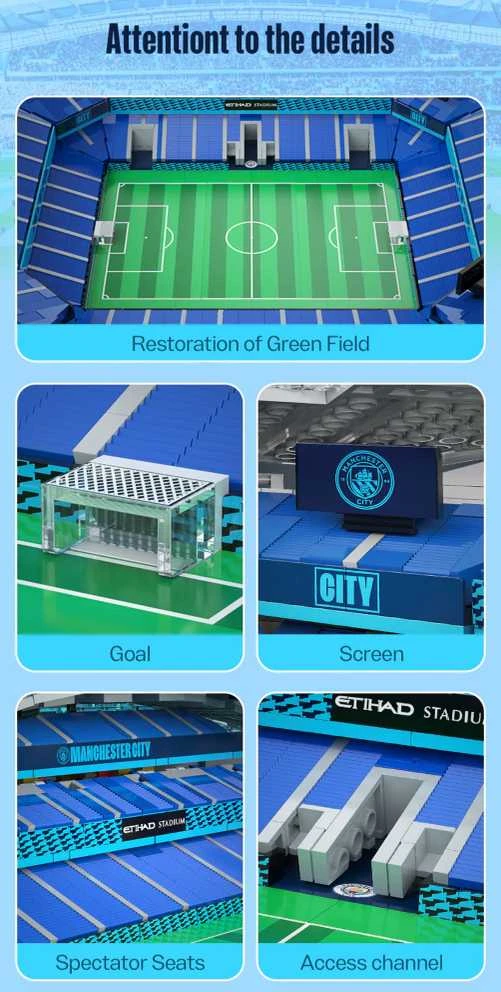 „CaDA Etihad“ stadiono „Manchester City“ statybiniai blokai, 4473 vienetai C66022W