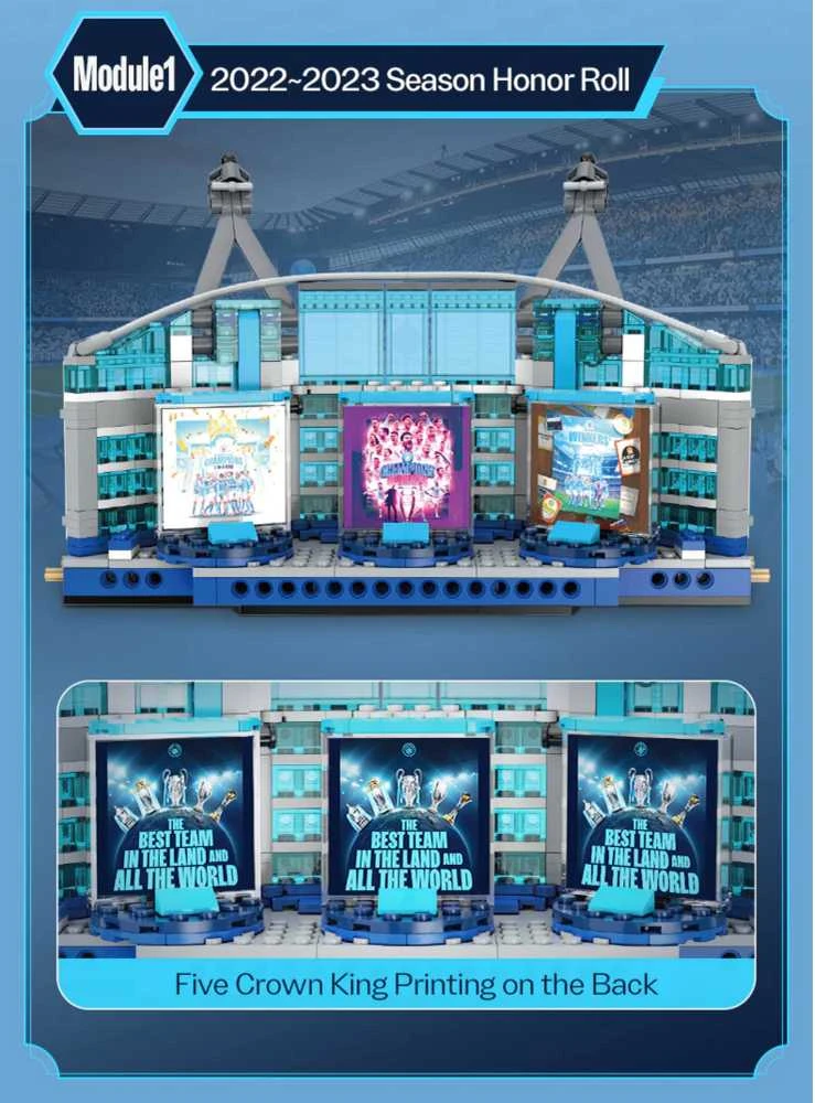 „CaDA Etihad“ stadiono „Manchester City“ statybiniai blokai, 4473 vienetai C66022W