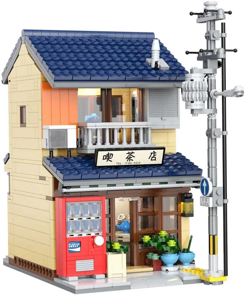 CaDA Building Blocks Japanese Tea Shop Building 1200 dalys