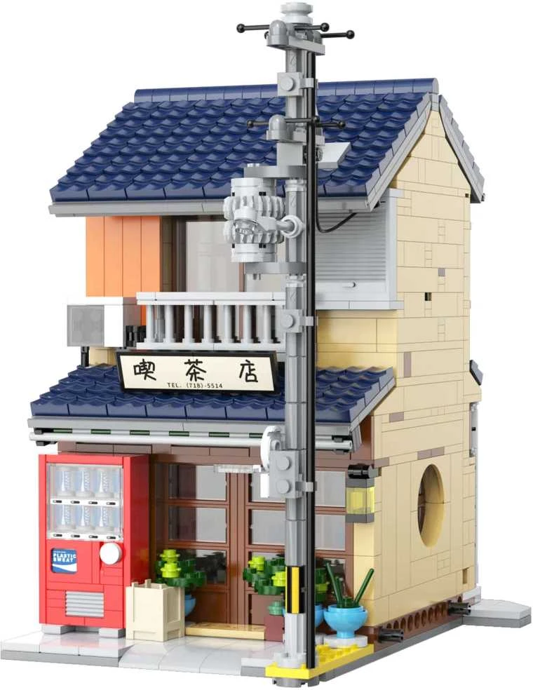 CaDA Building Blocks Japanese Tea Shop Building 1200 dalys