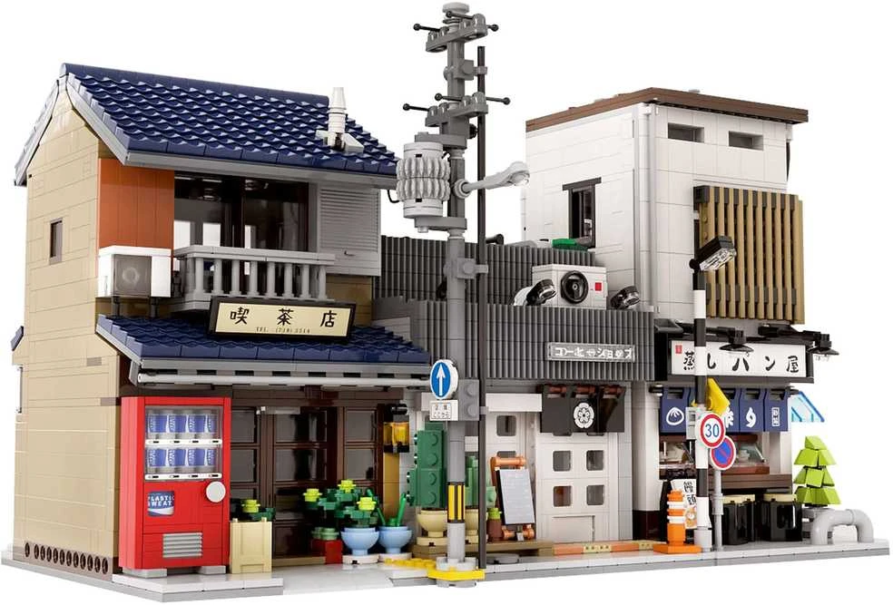 CaDA Building Blocks Japanese Tea Shop Building 1200 dalys