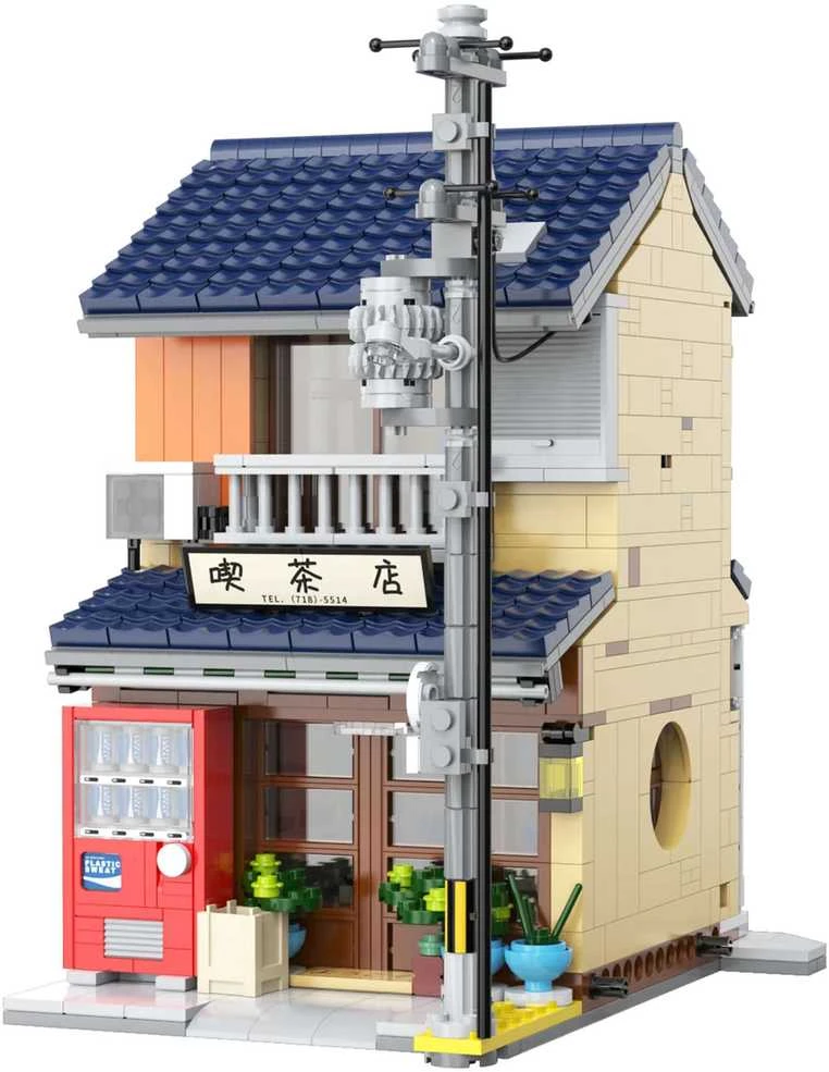 CaDA Building Blocks Japanese Tea Shop Building 1200 dalys