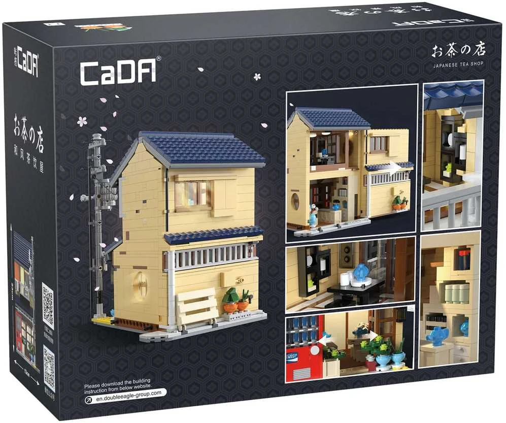 CaDA Building Blocks Japanese Tea Shop Building 1200 dalys
