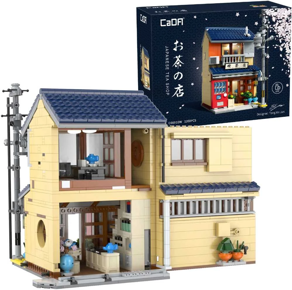 CaDA Building Blocks Japanese Tea Shop Building 1200 dalys
