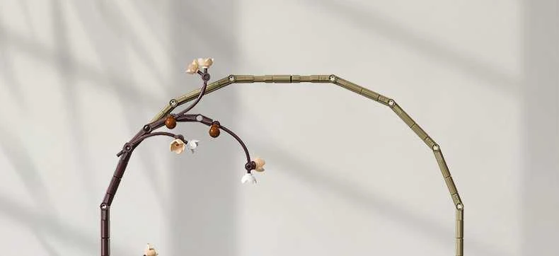 CaDA Statybiniai kaladėlės Gėlės Gėlių menas Žiemos tyla 49,6 cm C59026W 1001 dienos