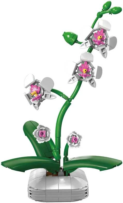 CaDA Construction Blocks komplektas Flowers Orchid in the Vazone 25 cm C59028W 237 dienos