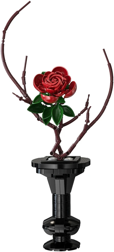 Konstruktoriaus kaladėlės CaDA Gėlės gėlių rinkinys Rouge Dawn 43 cm C59036W 363 elementai