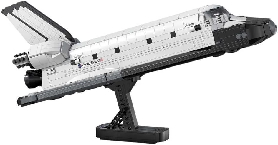 „CaDA Master NASA“ konstruktoriaus kaladėlės, erdvėlaivio „Discovery Space Shuttle“ modelis, 1827 detalės